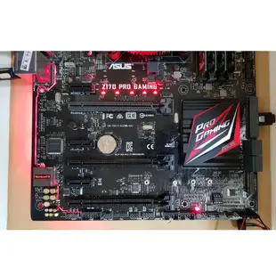 ASUS 華碩 Z170 PRO GAMING 主機板 M.2 1151腳位 附擋板