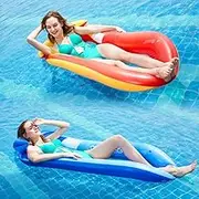 Swim Ring Inflatable Pool Toys Inflatable Net Floating Row Adult Personality Recliner Water Inflatable Sofa Swimming Ring LWX