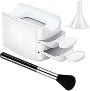 Nail Dip Powder Tray - Dip Powder Recycling Case Tray with Brush,Nail Tech Must Haves, Women Hand Tools, Decoration Products for Home Salon Use