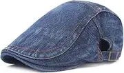 [JAWSEU] Men's Flat Cap Peaked Cap Beret Cap Men's Newsboy Hat Adjustable Driving Cabbie Flat Cap Gatsby Hunting Caps Beret Hat Newsboy Cap Spring Autumn Retro Wild Casual Hat