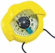 Marine Boat Compass Handbearing Non-Slip and Shock Resistant Yellow