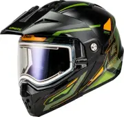 GMAX MD-74S Spectre Snow Helmet w/Electric Heated Shield Black/Green
