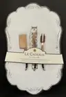 FROMAGE Le Cadeaux Melamine Rustica Nero Large Cheese Board With 3 Utensils NEW