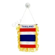 Thailand Flag Mini Banner / Double Sided Mini Thailand Car Window Flag