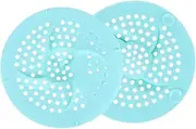 Silicone Sink Plug Strainer Cover for Kitchen Bathroom Green Anti-Slip Pad 2 Pack Easy Installation Removal