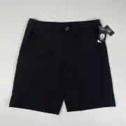 Volcom Kerosene Hybrid Shorts Surf & Turf Chino Mens Size 36 Black BNWT