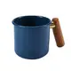 Truvii 木柄琺瑯杯 400ml-波斯藍 咖啡杯 露營杯 馬克杯 水杯 野餐 露營 TENMB