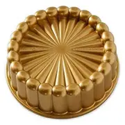 Charlotte Cake Pan,Charlotte Cake Pan Pan Nonstick, 9.4 Inch Cake Pan for Baking Fluted Cake Pan Mo gold