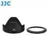 JJC佳能Canon副廠LH-DC100遮光罩含FA-DC67B轉接環(亦相容FA-DC67A且可倒扣和裝67mm鏡頭蓋)LH-JDC100