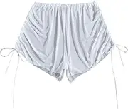 Womens Plus Size Suits Black Shorts Boxer Shorts Shorts Lace Swimming Ladies Spring Ladies Plus Size Swimwear Ladies Swimwear Two Piece (White-A, S)