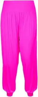 [Gum & Berries] Harem Pants for Girls Loose Casual Baggy Trousers Sport Dance Elastic Yoga Leggings Kids Neon Flared Costume Kids Comfortable Relaxed Trousers with Age 5-14 Years