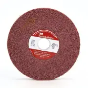 Scotch-Brite Metal Finishing Convolute whl, MF-WL, 6A Medium, 6 in x 1 in x 1 in