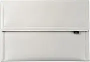 Hands 8. 4-in-1 Protective Magnetic Laptop Sleeve Pad with Mouse Mat & Accessory Pouch (Pure White, 13"-14")