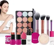 Makeup Kit for Women, Makeup Brushes Eyeshadow Palette Primer, Make up Set Blush Stick, Full Kit Cosmetic Long-Lasting for Women, Girls, Teens