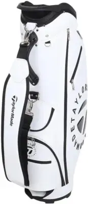 TAYLOR MADE Golf Men's Caddy Bag CIRCLE LOGO 9.5 x 47 inch 3.2kg White UN747