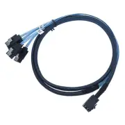 HD Mini SAS SFF 8643 to 4 SATA Forward Breakout Cable Used for Raid Card SFF 864