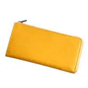 [STATUSY] il modo ZIP Made in Japan L-shaped zipper v genuine leather long