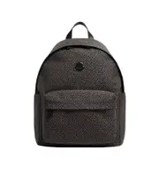 Moncler Two Way Zipped Monogram Printed Backpack One size Black