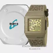 Authentic Casio Baby-G Leopard Prints Cubic Case Watch BGA200LP-5E