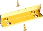 Kisangel 1Set Shaped Guitar Metal Nut for Classical Electric Guitars Durable Wear Resistant Guitar String Upper Nut Compatible with String Electric Guitar Upgrade Tone