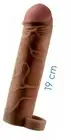 Wearable Phallic Sheath with Cock Ring Against Premature Ejaculation Sex