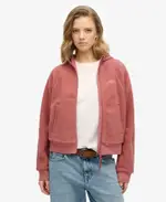 Active Tech Fleece Full Ziphood | Withered Rose