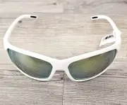 Unbranded Sunglasses NEW Adult Unisex White 32050 Wrap Around Sport Sun Glasses