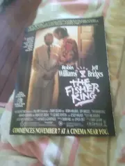 "The Fisher King" Ad. A4. 1991. Robin Williams, Jeff Bridges. RARE.