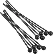 ifundom Long Handle Mallet Sticks 10pcs Plastic Drum Hammer Mallets for Boys and Girls Teens and Professionals Percussion Tools