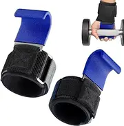 Wrist Wraps for Weightlifting,Grips Hook for Powerlifting | Adjustable Wrist Wraps Hooks for Strength Training Weightlifting Deadlifts Pull-ups