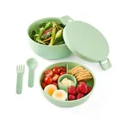 Green Wheat Straw Salad Bowl