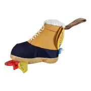 Bark Box BARKWOODS BOOT Duck Boot Crinkle Squeaky Stuffed Plush NEW Dog Toy