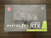NVIDIA MSI GeForce RTX 3080 VENTUS 3X 10G OC LHR Graphics Card *Brand New