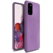 ZUSLAB Galaxy S20 4G 5G 2020 Nano Silicone Case Shockproof Gel Rubber Bumper Protective Cover for Samsung - Purple