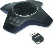 VTech VCS855 Wireless Conference Speakerphone w/DECT USB Dongle for Home Office