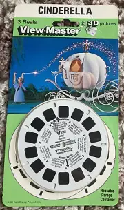 View-Master Disney's Princess Cinderella Movie Cartoon 3 Reels SEALED! VINTAGE