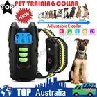 Electric Pet Dog Training Anti-Bark E-Collar Obedience Remote Control For Dog AU