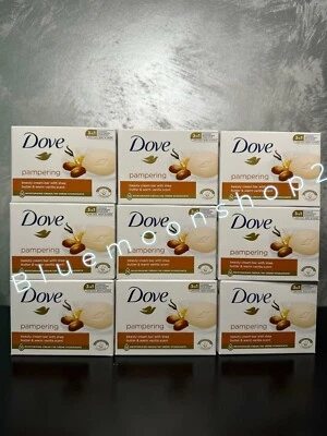 9 x 90g Dove Beauty Cream Bar Shea Butter & Vanilla Scent Soap Bar