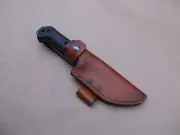 KA BAR BECKER BK-2 CUSTOM LEATHER SHEATH (SHEATH ONLY) !READ DESCRIPTION!