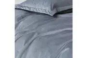 Set of 2 Super Soft Corduroy Velvet Standard Pillowcase - Steel
