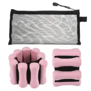 Wrist Weight Bracelet for Women Adjustable Ankle Strap Leg Weights Pink