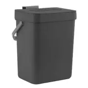 LALASTAR Mini Countertop Trash Can, Compact Waste Basket Garbage 3L, Black