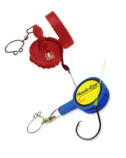 Hookeze Knot Tying Tool - Standard Blue + Large Red