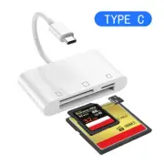 TYPE C Multi Card Reader Adapter for Micro SD / SD / SDXC / SDHC / CF - PC Mac
