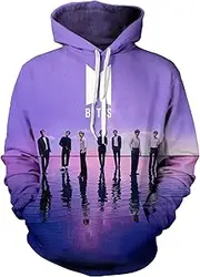 [KLKNJC] Women's Hoodies 3D Printed Unisex Sweatshirts Pullover Hoodies