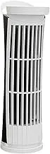 Tower Desktop Fan - Adjustable Cooling Fan, Portable Desk Fan, Indoor Standing Fans | Air Fast Chill Tower with 2 Speeds Mode, Bladeless Fans Room Fan for Bedroom Living Room, 10.24x2.95 Inches
