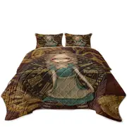 Beautiful Alice in Clockwork Coverlet