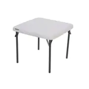 Lifetime Folding Tables 24"W Children's Square High-Density Polyethylene Top