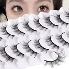 10 Pairs Wispy False Lashes Long Natural Eye Lashes Eyelash Extension