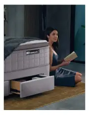[Sealy] SpaceSaver Base 2 Right Hand Drawers Eucalyptus